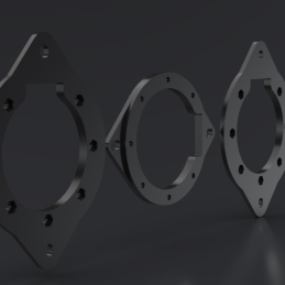 ✅ Zestaw adapterów głośnikowych 3" do deski rozdzielczej – Audi A5, S5, RS5, A4, S4, RS4, Q5 (B8/8.5)